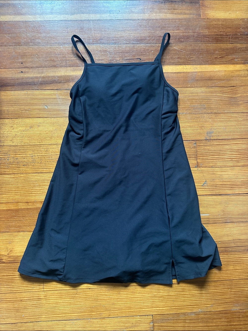 Old Navy Black Powersoft Athletic Dress with Spaghetti Straps